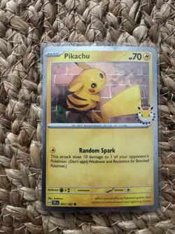 Pikachu Pokemon Day 2026 Holo Promo NM – Official Annual Promo – 051/162 - Image 1