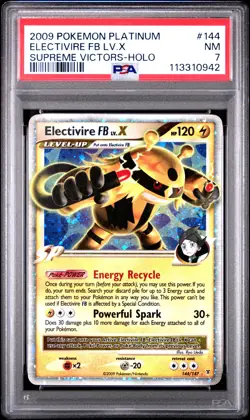 2009 POKEMON SUPREME VICTORS ELECTIVIRE FB LV.X #144 ULTRA PSA 7 NM #113310942 - Image 1
