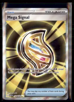Pokemon Mega Signal 171/132 Me01: Mega Evolution Full Art Ultra Rare - Image 1