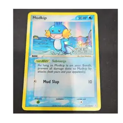 Pokemon TCG Mudkip 50 HP Common EX Crystal Guardians 57/100 Reverse Holo English - Image 1
