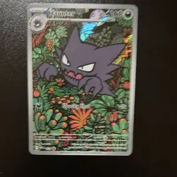 Pokemon Haunter Me: Mega Evolution Promo Illustration Rare Holo 027 100 HP - Image 1