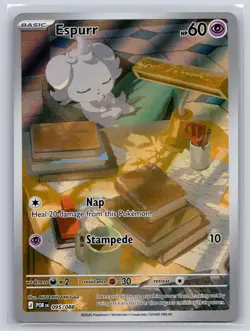 Espurr 095/088 Holo Illustration Rare Perfect Order Pokemon Near Mint - Image 1