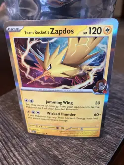 2025 Pokemon SV Destined Rivals DRI EN Team Rocket's Zapdos #070/182 - Image 1