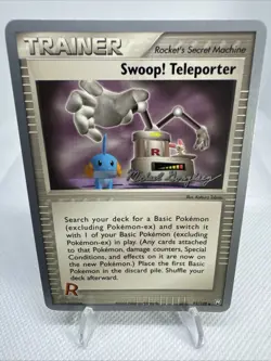 Pokemon Swoop! Teleporter 92/109 Team Rocket 2005 Worlds Michael Gonzalez - Image 1