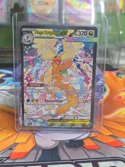 Pokemon TCG Mega Dragonite EX Full Art Holo 290/217 370 HP 330 Attack - Image 1