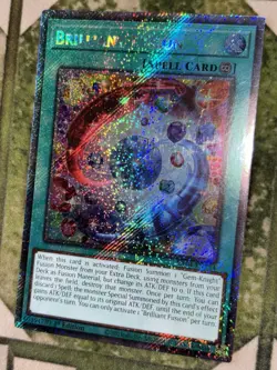 YuGiOh BRILLIANT FUSION Platinum Secret Rare RA04-EN254 - Image 1