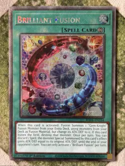 YuGiOh BRILLIANT FUSION Platinum Secret Rare RA04-EN254 - Image 2