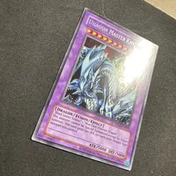 Konami Dragon Master Knight Retro Pack 2 RP02-EN097 secret rare no white spots - Image 2