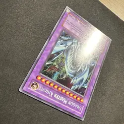 Konami Dragon Master Knight Retro Pack 2 RP02-EN097 secret rare no white spots - Image 3