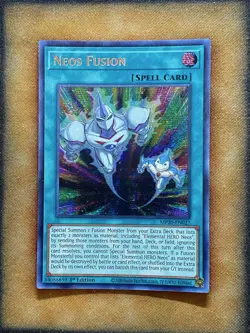 Yugioh Neos Fusion MP20-EN027 Secret Rare 1st Ed NM - Image 1