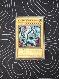 Yu-Gi-Oh SKE-001 Blue-Eyes White Dragon 1st Edition Super Rare HP - Image 2