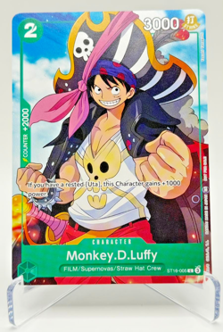 Monkey.D.Luffy (Welcome Pack Vol. 2) One Piece Promotion Cards ST16-005 NM - Image 1