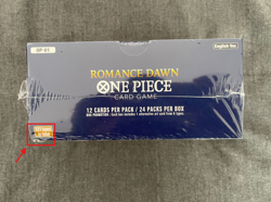 OP-01 sealed Booster Box White Bottom One Piece TCG Romance Dawn Eng *SEE DESC* - Image 2