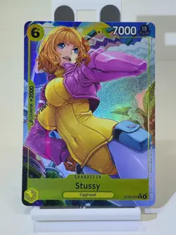☠ Stussy (Alt Art) ST29-006 C Starter Deck (EGGHEAD) ONE PIECE Card Game *CLEAN - Image 1