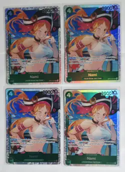 Nami OP14-031 (SR) The Azure Sea’s Seven One Piece TCG English x4 Play set - Image 1