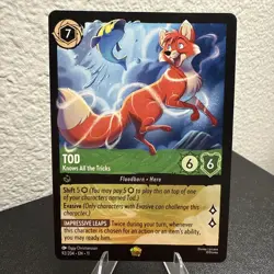 Disney Lorcana - Tod - Knows All The Tricks - Winterspell Legendary 92/204 - Image 2