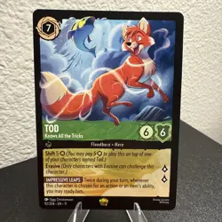 Disney Lorcana - Tod - Knows All The Tricks - Winterspell Legendary 92/204 - Image 3