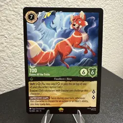 Disney Lorcana - Tod - Knows All The Tricks - Winterspell Legendary 92/204 - Image 4
