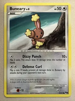 Pokemon Card - Buneary - Common (12/17) POP Series 9 Promo NM - Image 1