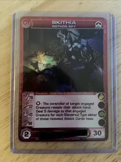 Chaotic Card Skithia Gothos Spy AU Super Rare FOIL - 30E - Image 1