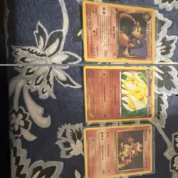 Nintendo Pokemon TCG Dark Charizard Ninetales Magmar 3-Card Lot Standard English - Image 1
