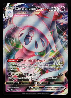 Hatterene VMAX 066/159 Holo Crown Zenith Pokemon Card - Image 1