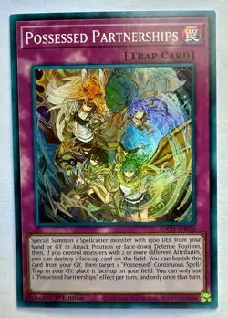 Possessed Partnerships - SDCH-EN028 - Super Rare - 1st Edition - Yugioh - Image 1