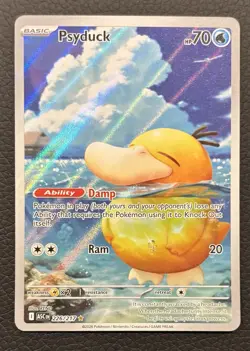 Psyduck 226/217 Illustration Rare Ascended Heroes Pokemon Card TCG NM Pack Fresh - Image 1