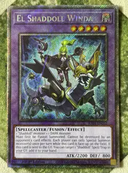 YuGiOh EL SHADDOLL WINDA Platinum Secret Rare RA04-EN052 - Image 2