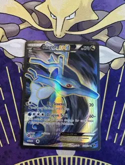 Pokemon Kingdra EX 122/124 Full Art XY Fates Collide Holo Ultra Rare Card - PL - Image 1