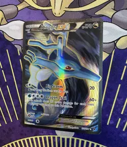 Pokemon Kingdra EX 122/124 Full Art XY Fates Collide Holo Ultra Rare Card - PL - Image 3