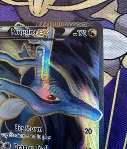 Pokemon Kingdra EX 122/124 Full Art XY Fates Collide Holo Ultra Rare Card - PL - Image 5