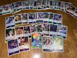 One Piece Card Game R/SR Foil Mixed Lot x65 OP 13-14-15 - Image 1