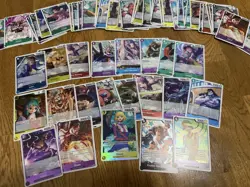 One Piece Card Game R/SR Foil Mixed Lot x65 OP 13-14-15 - Image 2