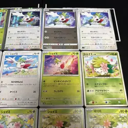 Lot of 15 Pokemon Shaymin Cards JapaneseTCG Mixed Lot Collection - Image 3