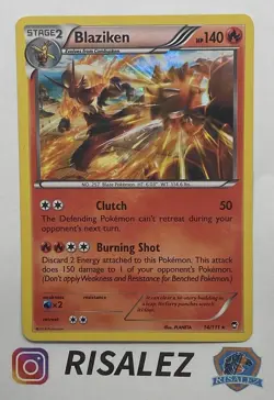 Blaziken - 14/111 - Holo Rare XY Furious Fists Set TCG - Pokemon Card - NM 2014 - Image 1