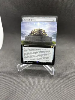 Pyre of Heroes ** Extended Art #370 ** Kaldheim - NM MTG - Image 1