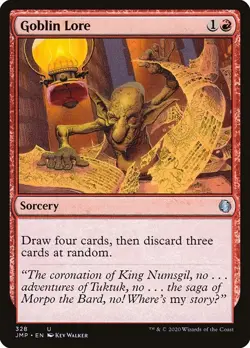 Goblin Lore - Non-Foil - Jumpstart - 328 | MTG Card - Image 1