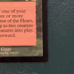 Wizards of the Coast Defense of the Heart MTG Urza's Legacy Green Enchantment R… - Image 5