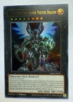 Yugioh! - Galaxy-Eyes Full Armor Photon Dragon- Ultra Rare - RA01-EN037 - Image 1
