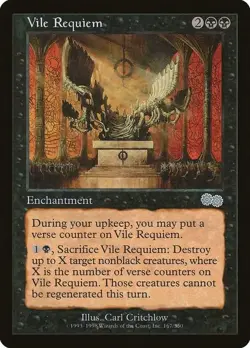 Vile Requiem [Urza's Saga] Near Mint - Image 1