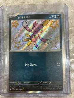 Sneasel 182/091 Paldean Fates Baby Shiny Rare Holo NM Pokemon TCG - Image 1