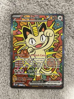 Meowth Ex Perfect Order 121/088 SIR Pokemon TCG English NM - Image 1