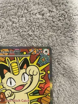 Meowth Ex Perfect Order 121/088 SIR Pokemon TCG English NM - Image 3