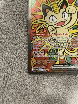 Meowth Ex Perfect Order 121/088 SIR Pokemon TCG English NM - Image 4