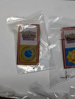 Lot 8 Pokemon League Kanto Gym Badge Pins WOTC Nintendo Vintage Sealed - Image 2