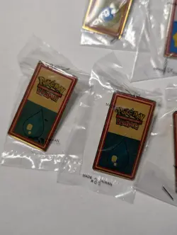 Lot 8 Pokemon League Kanto Gym Badge Pins WOTC Nintendo Vintage Sealed - Image 4
