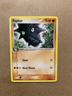 Pupitar 70/115 EX Unseen Forces - Common Pokemon Card - NM/Mint - Image 1
