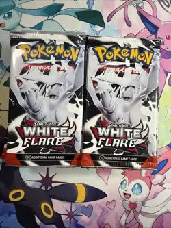 20 Sealed White Flare Packs Pokemon TCG - Image 1