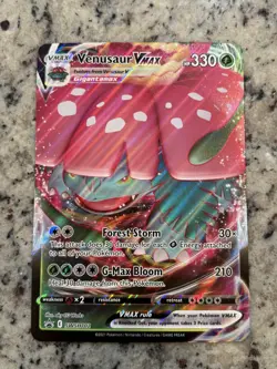 OVERSIZED JUMBO Pokemon Card Venusaur VMAX SWSH102 Promo NM w/ Toplader - Image 2
